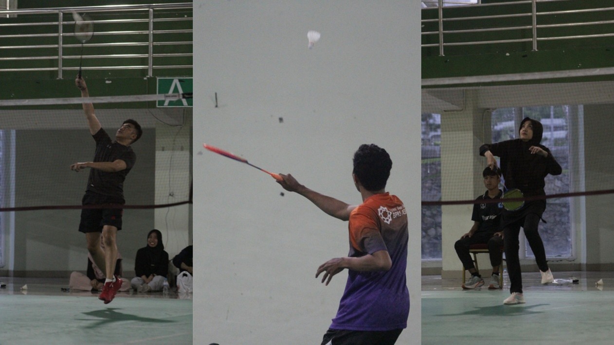 Image for Lapangan Menggelegar! Turnamen Badminton Memeriahkan HUT Ke 5 Unimus Mart